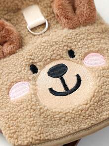 1pc Pet Clothes Dog Cat Apparel Clothing Small Dog Puppy Cute Pet Clothes Dog Apparel Clothing Small Dog Autumn Winter Warm Comfortable Fleece Vest - Little Bear - Multicolor - View 5