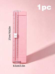 A4/A3 Paper Cutter Portable Plastic Paper Trimmer, Mini Photo Cutting Tool, Manual Desktop Slide Cutter Blade, Back To School, School Supplies - A - View 13