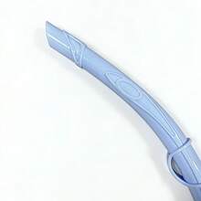 Swimming Snorkel With Soft Mouthpiece, Lightweight Snorkel Suitable For Snorkeling, Beach Diving - Sky Blue - View 5