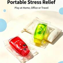 1PC Colorful Fruit‑Style Toothpaste Tube Squishy Toy, Pocket‑Portable Stress Relief Fidget, Creative Soft Fruit Toothpaste Squeeze Toy, Viral Decompression Toy, Hot‑Selling Cross‑Border Wholesale Supply For Street Stalls. - Multicolor - View 8