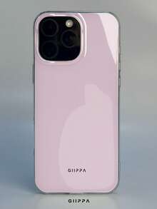 GIIPPA 1pc Light Purple Solid Color Pattern Design Phone Case, Compatible With Phone 17 Pro Max, 16 Pro Max, 15 Pro Max, 14 Pro Max, Korean Style High-End Fashion Fun Phone Case, Suitable For 11/12/13/14/15/16 Pro Max Plus, Elegant Design For Men And Women, Perfect Gift For Girlfriend On Christmas, Valentine's Day, Easter, Wedding Season And Birthday! - Mauve Purple - View 5
