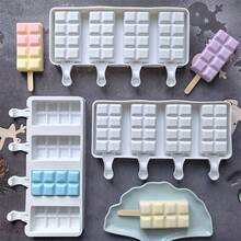 Creative Ice Cream Silicone Mold 3D Square Ice Cream Tray DIY Cake Chocolate Baking Mold - Multicolor - View 4