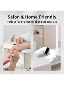 Professional U-Shaped Adjustable Nail Arm Rest, Ergonomic Manicure Hand Pillow With Detachable Soft PU Leather Cushion, Tiltable Non-Slip Wrist Support Stand For Nail Salon, Home Use, Nail Artists & Starters, Perfect Gift For Nail Technicians - Multicolor - View 3