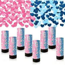 1/5 Pack Colorful Confetti Cannon Device, Built-In Pressure Spring, Can Spray Pink And Blue Confetti. Perfect For Creating Various Holiday Atmospheres, Such As Weddings, Christmas, Halloween Parties, Back To School, Graduation Season, Etc. Belongs To Decorative Items/Props For Creating Atmosphere. - Multiple Styles - View 5