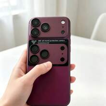 2026 New Burgundy, Compatible With Iphone 18 Pro Max/18 Pro Camera Lens Protector, Anti-Scratch Lens Film, AR High Definition Glass, Fashion Design Premium Phone Accessory - Burgundy - View 11