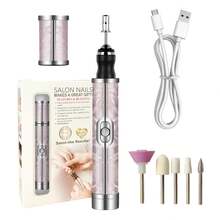 Rechargeable Electric Nail Drill Machine, Portable Pen Nail File Kit, Professional Manicure Pedicure Tool For Acrylic Gel Nails, Nail Polisher For Home & Salon - Multicolor - View 14