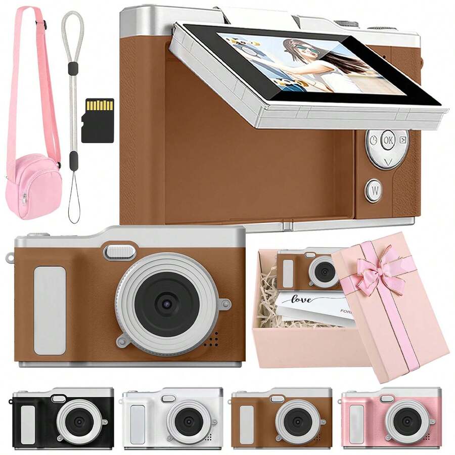 HD CCD Digital Camera With 600mAh Battery Lightweight Point And Shoot Compact Camera For Everyday Use Portable And Fashionable Design With USB Interface Durable Travel Essential For Photography Enthusiasts Urban Explorers And Memory Makers - View 1