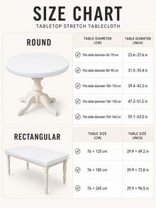 1件裝圓形彈性桌布，編織藤編紋路彈性貼合桌巾，鄉村風編織草編圖案餐桌布，適用於餐桌、廚房桌、早餐區，農舍風居家裝飾與日常使用 - 彩色 - 查看 11