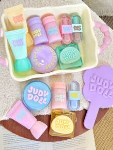 JUDYDOLL SOFT FIT 液體腮紅 Mini 限定版 Pocket Candy 系列 修容彩妝，縮小與擴張視覺效果，鮮豔顯色 - 03 LAVENDER MILK FOAM - 查看 9