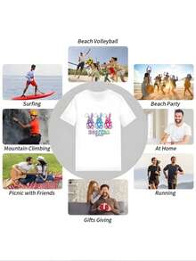 Men T-Shirts - 白色 - 查看 5