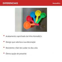 Kit 5 Peças Copos Medidores para Cozinha Mino Plástico Color Água Suco Drink Caipirinha Bar Festa - Multicolorido - Visão 4