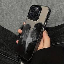 Phone Case: C70 Black Vitality Case With Couple's Kiss Design, Compatible With IPhone 15 Pro Max/14 Plus/13 Pro Max/12/11/7/7 Plus/IX/XR/XS Max - 透黑 - 查看 3