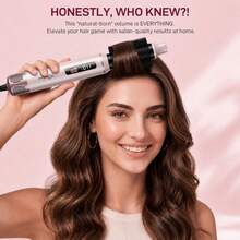 ATOPSKINS Set Pengering Rambut & Sikat Udara Panas Multifungsi 5-in-1, Sisir Pelurus & Pengeriting Otomatis & Sikat Panas dengan Layar Suhu LED, Kontrol Suhu Presisi 3 Tingkat, Hadiah Sempurna untuk Hari Ibu, Hari Valentine, Produk Penataan Rambut Penting untuk Perjalanan, Cocok untuk Semua Jenis Rambut, Berbagai Gaya Rambut dalam Satu Set - MultiWarna - View 6