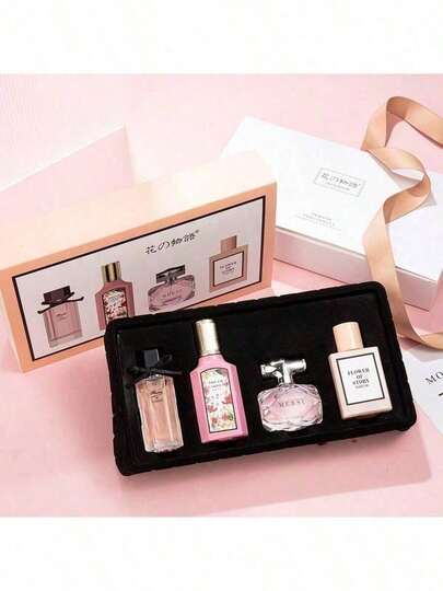 4 قطع مجموعة هدايا سائل عطري بدون لهب، مجموعة رذاذ معطر فاخرة مع معطر هواء زهري وفاكهي، 25 مل*4. خيار هدية مثالي، منتج عالي الجودة، مناسب للاستخدام اليومي، إزالة الروائح في الأماكن المغلقة/المفتوحة، السفر، التجمعات والمناسبات المختلفة لإضافة رائحة