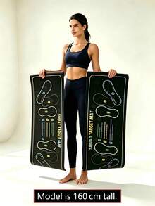 Silicone Non-Slip Yoga Mat, Home Fitness Exercise Mat, Suitable For Men And Women, Ideal For Squat Training - Multicolor - View 3