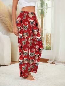 Printstory Customized Women's Pajamas, Personalized With Any Pattern, Unique Customized Gift, Suitable For Family And Friends, Christmas Gift - Multicolor - View 4