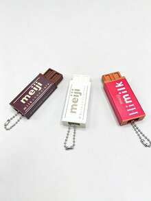 1pc Chocolate Keychain, Keychain, Keychain Accessories, Funny Keychain, Suitable For Office Desk, Stress Relief - Multicolor - View 9