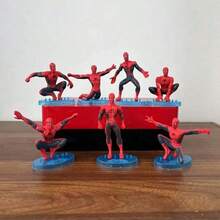 7pcs/Set Dolls, Avengers Superheroes, Car Decorations, Creative Doll Decorations, Desktop Car Decorations, Suitable For Birthday Gifts New Year's Gift, Valentine's Day Gift, Easter Gift.(Stochastic Style) - A - View 4