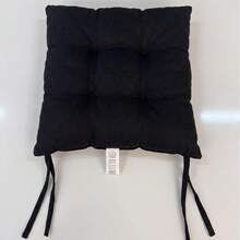 6 Pcs Comfortable Indoor & Outdoor Seat Pads For Kitchen, Dining, Garden, Balcony & Patio Chairs In Turkey - Black - View 5