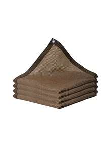 1pc 3-Color Multi-Specification Encrypted Thickened Sunshade Net, Outdoor Greenhouse Insulation Net, Yard Outdoor Sun Protection Insulation Shade Net, Sunscreen Net, Rooftop Insulation Sun Protection Net, Perforated Shade Net, Rooftop Balcony Sun Protection Net, Suitable For Plant Trellis, Terrace Greenhouse, Balcony, Garden, Rooftop - Multicolor - View 13