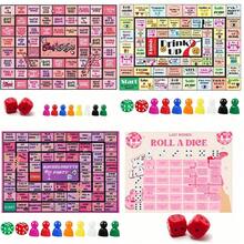 1pc Adult Drinking Game Mat With Game Pieces, Multi-Functional Party Entertainment Set, Suitable For Night Games, Birthday Parties, Family Gatherings And Casual Get-Togethers, Birthday Party Supplies - Party Board Games - View 3