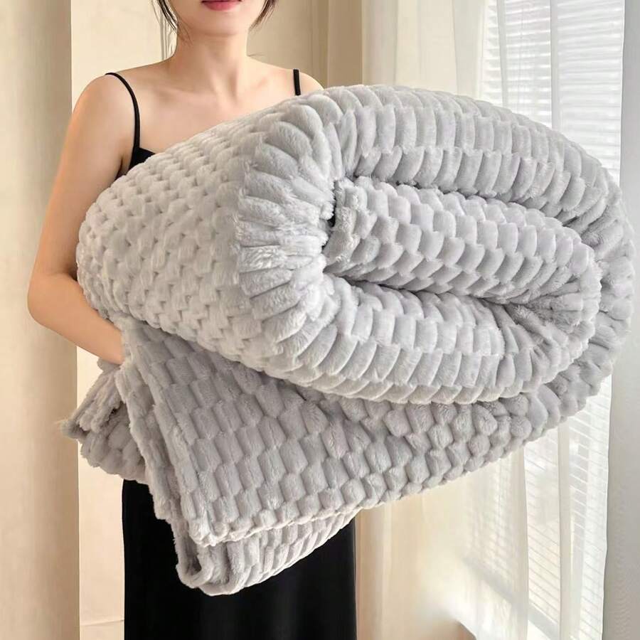 Bed Blankets & Towel Blankets - Grey - View 1
