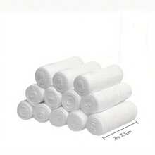 12 Rolls Elastic Pbt Bandage, Breathable, Stretchable, White Mummy Decoration Bandage For Halloween Gym Accessories Gym Bandages Sports Tape - White - View 8