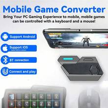 Mobile Phone Controller Gaming Keyboard Mouse Converter Mobile Controller Gamepad BT5.0 Wireless Adapter - View 5