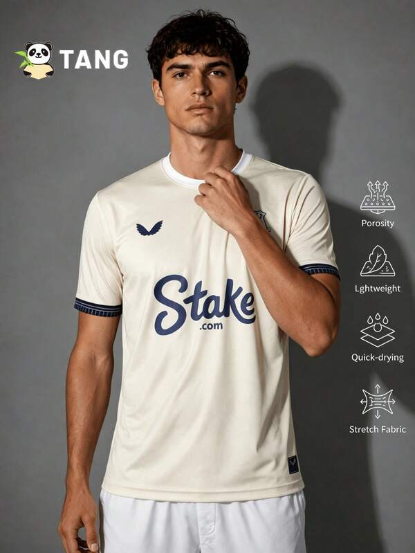 Everton Style Men's Football Jersey & Lightweight Soft & Match, Training, Casual Wear & Gift & World Cup Sports Fall