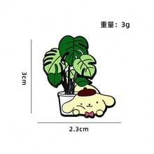 SANRIO 1件可愛卡通三麗鷗胸針，萬聖節與聖誕節金屬徽章，Hello Kitty胸針，柔和甜美貓咪合金包包飾品針 - 彩色 - 查看 12