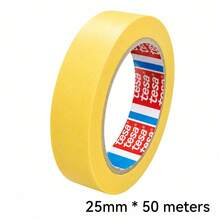 tesa Tessa Yellow Fine Textured Paper, Easy To Tear Paint Spray Mask Packaging Tape, No Residue, DIY Usable, Suitable For Wall Painting, Bookkeeping, Etc - Single Piece - View 12