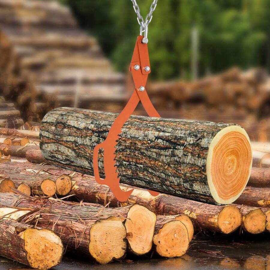 Holzgreifer, Forstgreifer für Baumstämme bis zu 520 mm, Zugkraft 700 kg - wie abgebildet - Übersicht 1