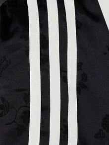 Adidas Originals Women's JACKET W Jacquard Frog Button Short Sleeve Sports Jacket LD6443 - Black - View 3