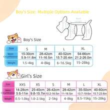 20Pcs Disposable Dog Diapers For Female Dogs, Comfortable Breathable Disposable Dog Panties Leak-Proof Absorbent Pet Pads - Female Dog - View 7