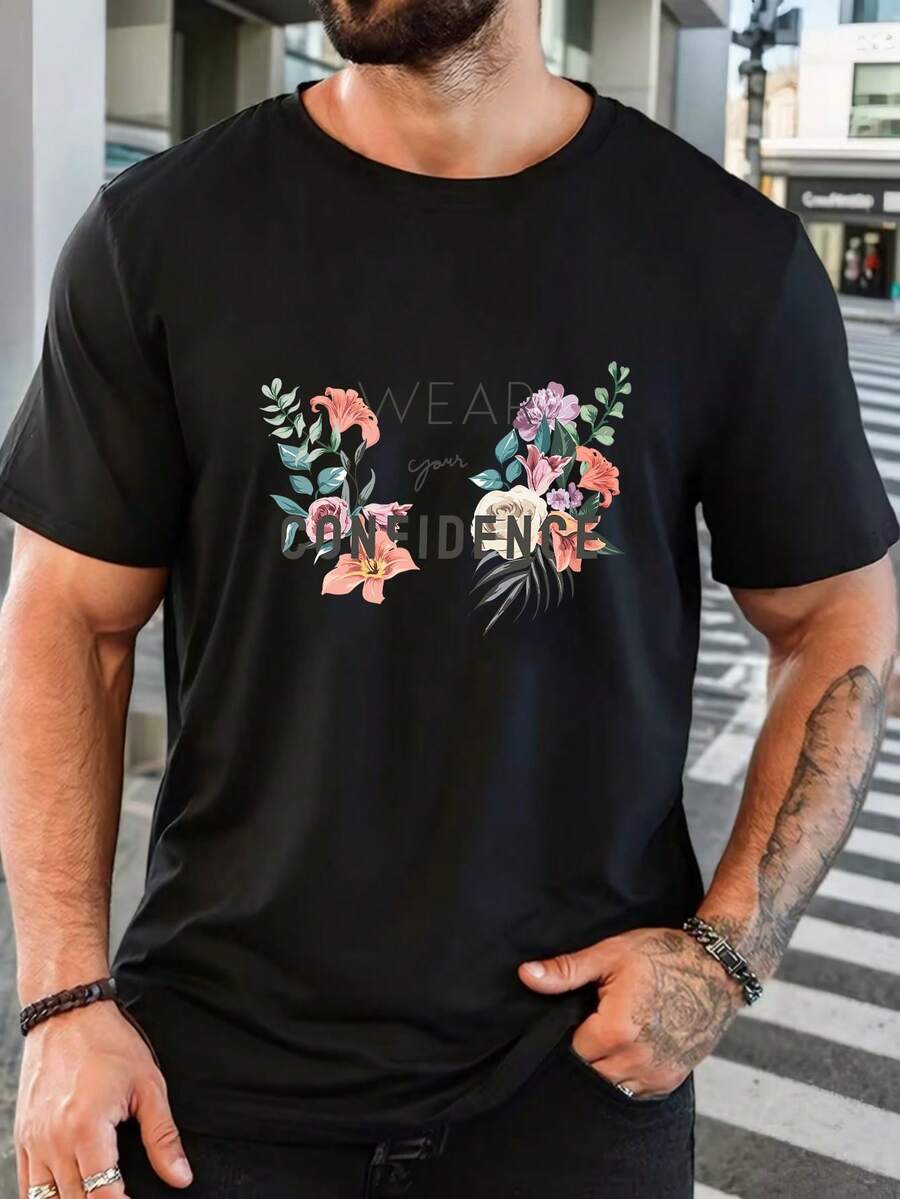 Men T-Shirts - Black - View 1