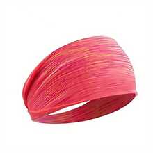 1pc Women's Mixed Color Sports Headband, Yoga Running Fitness Sweat-Absorbing Quick-Dry Elastic Headband Accessory - Multicolor - View 10