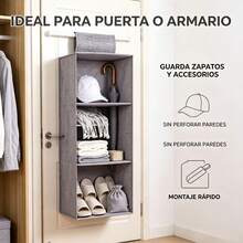 Perfecto para ropa interior, calcetines, bufandas y pequeños accesorios diarios - Gris Claro - Ver 2