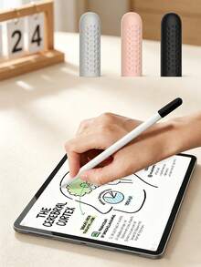 Silicone Pencil Sleeve Compatible With Apple Pencil Pro, Pen Tip Protector Cover - Multicolor - View 3
