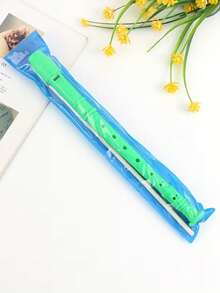 Sáo Recorder nhựa trắng 8 lỗ, dành cho người mới bắt đầu, cao độ kiểu Đức, nhạc cụ biểu diễn chuyên nghiệp, luyện tập cho học sinh, kèm thanh vệ sinh - Nhiều màu - Xem 7