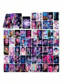 92pcs Hasbro-Witch Hunt Double-Sided LOMO Cards Boxed Collection Cards Photo Cards Greeting Cards Bookmarks - Multicolor - View 2