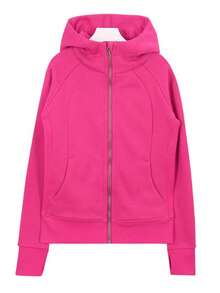 Lululemon Women's Scuba Full-Zip Hoodie Classic Hooded Jacket Fit Track Jacket Full Zip Outerwear Breathable Warm Athletic Sweatshirt With Thumbholes - 玫紅色 - 查看 1