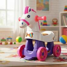 Baby Rocking Horses & Animals - Pink - View 1
