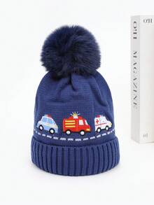 Children's Knitted Knitted Hat Cute Winter Boys Girls Baby Hat Warm Ear Protection - 1PC - View 3