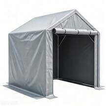Tool Shed 190x170x200cm, Bicycle Garage, Tool Shed, Garage Shop, Garden Shed, Storage Shop, Bicycle Shed, Tool Shop, Storage Garage, Dark Grey - Grey - View 5
