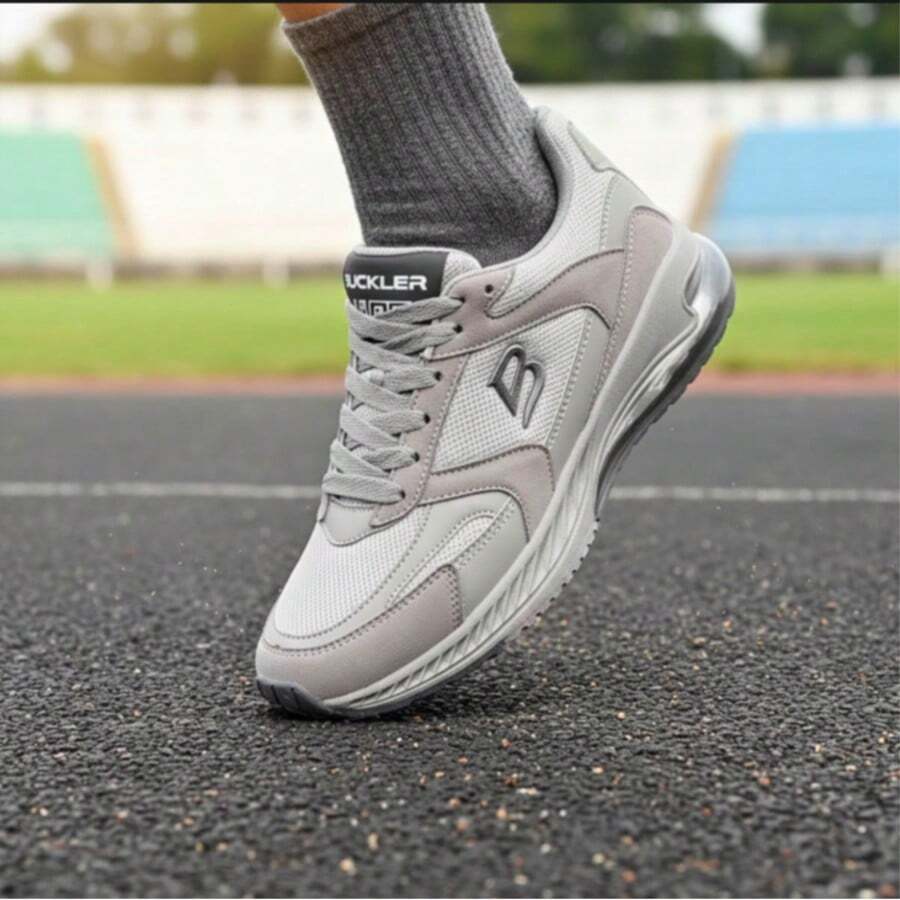 Men Trail Running Shoes - Grey - View 1