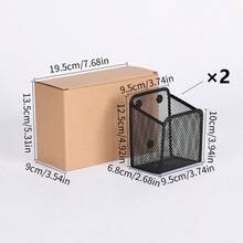 High‑Strength Magnet Creates Solid Grip On All Flat Metal Surfaces. Securely Holds The Mesh Basket On Whiteboards, Lockers, File Cabinets, Refrigerators And More, No Slipping Or Dropping. - Multicolor - View 5