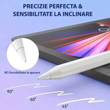 Apple Stylus Pen With LED Battery Indicator, Palm Rejection, Touch Control, Compatible With IPad 2018-2024 - Multicolor - View 7