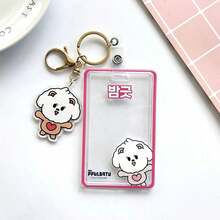 TXT Acrylic Card Holder Pendant, Bag Charm, Keychain, Student ID, Bus Card, Meal Card, Badge Protector, Keyring, Bag Decoration, Fan Photo Card, Photo Protector Pendant, Birthday Gift, Holiday Gift - Multicolor - View 8