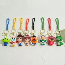 1pc Toy Mobilization Popular Movie Peripheral Key Decoration Exquisite Silicone Doll Keychain Fashionable Daily Matching Decoration Pendant With Many Unique Styles Key Bag Gift Accessories Anime Collection Enthusiasts First Choice - Multicolor - View 10