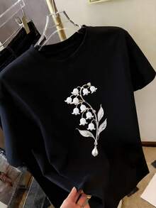Women T-Shirts - Black - View 1